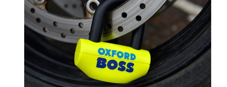 Antivol Oxford Boss Moto, bloque-disque homologué SRA